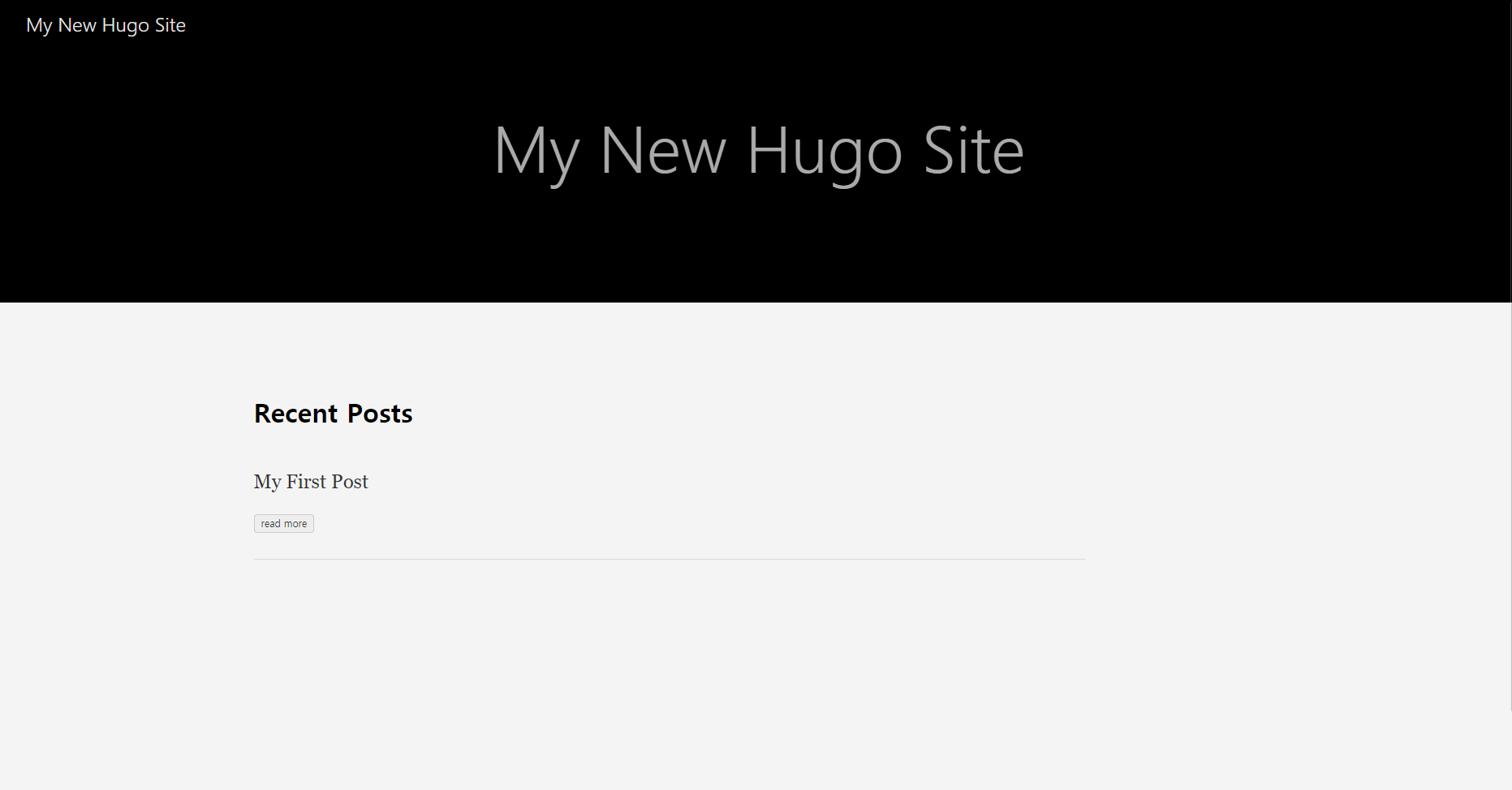my-new-hugo-site